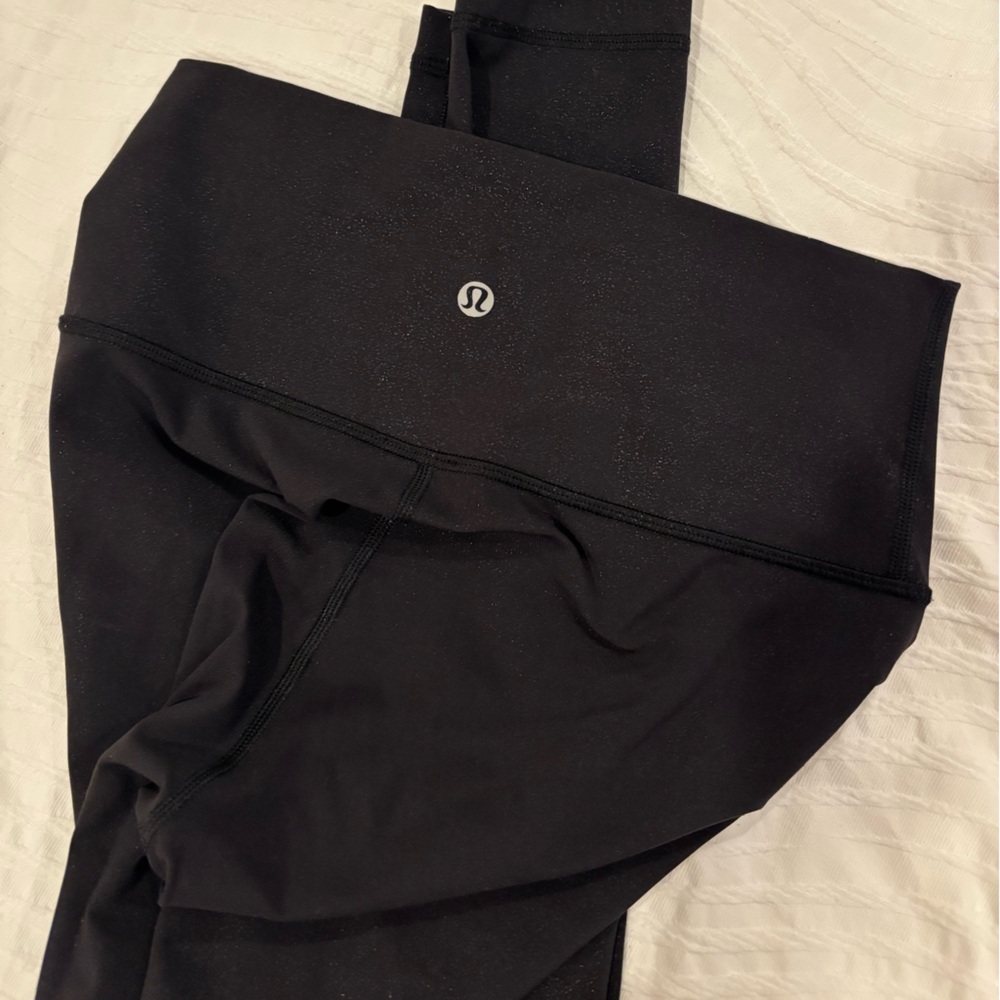 Lulu Lemon align shine “foil” leggings